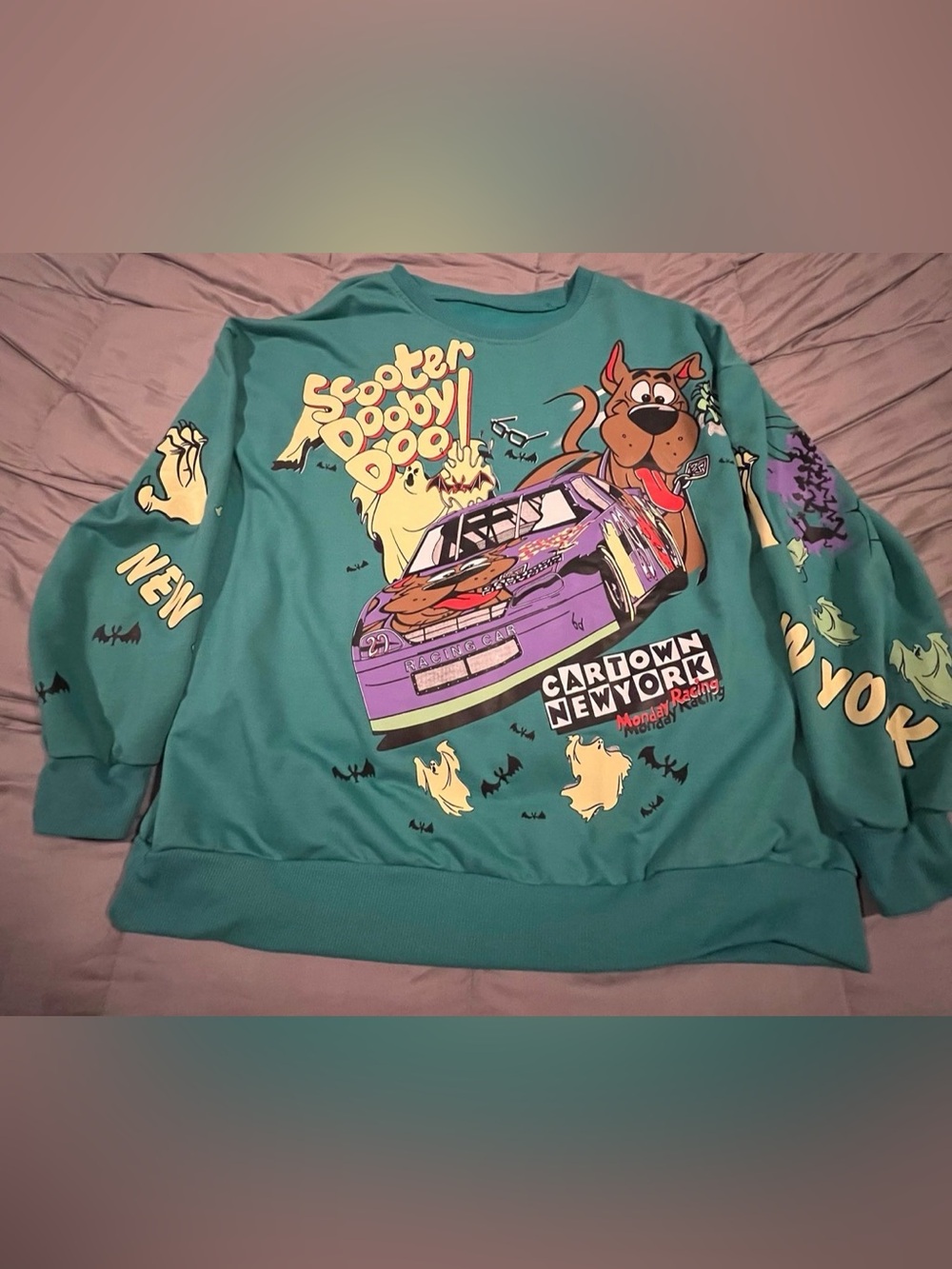 Cartoon Network Scooby Doo Graphic Print Pullover Sweatshirt